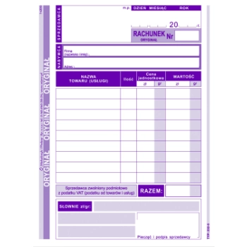 Rachunek (pion) A6 232-5